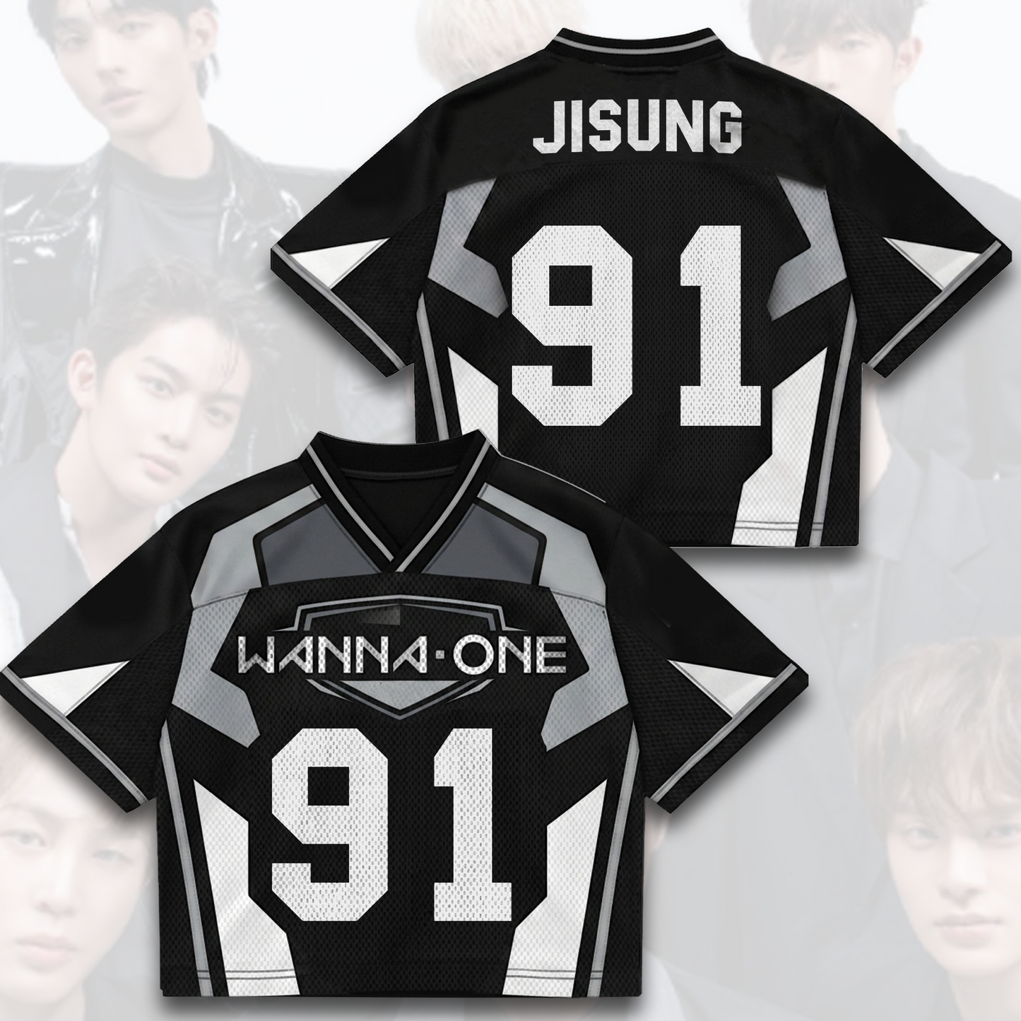 Wanna One Day Of Come Back Mixed Mesh Jersey Gift For Fans