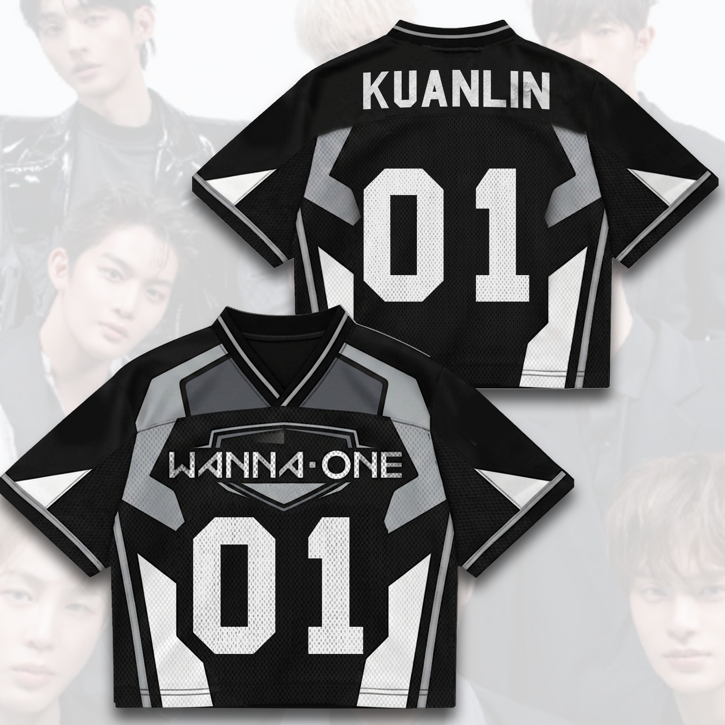 Wanna One Day Of Come Back Mixed Mesh Jersey Gift For Fans