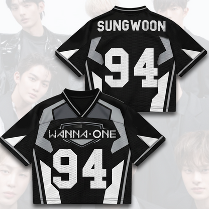 Wanna One Day Of Come Back Mixed Mesh Jersey Gift For Fans