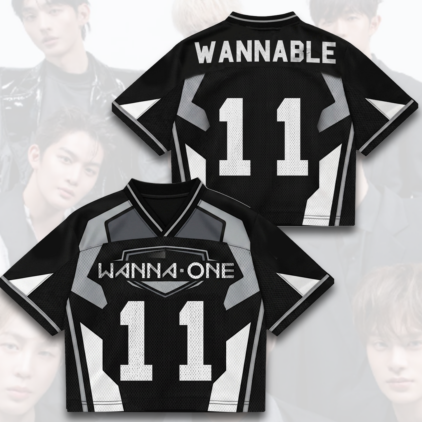 Wanna One Day Of Come Back Mixed Mesh Jersey Gift For Fans