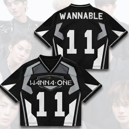 Wanna One Day Of Come Back Mixed Mesh Jersey Gift For Fans