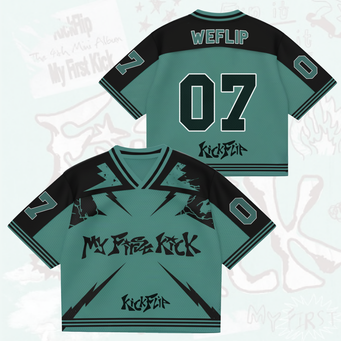 KICKFLIP Mini Album My First Kick Mixed Mesh Jersey
