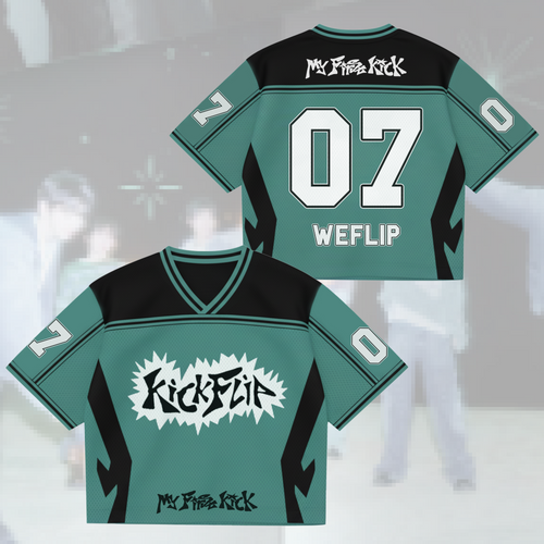 KickFlip Mini Album My First Kick Album Mixed Mesh Jersey Gift For Fans