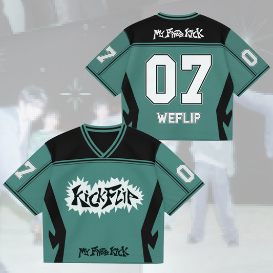 KickFlip Mini Album My First Kick Album Mixed Mesh Jersey Gift For Fans