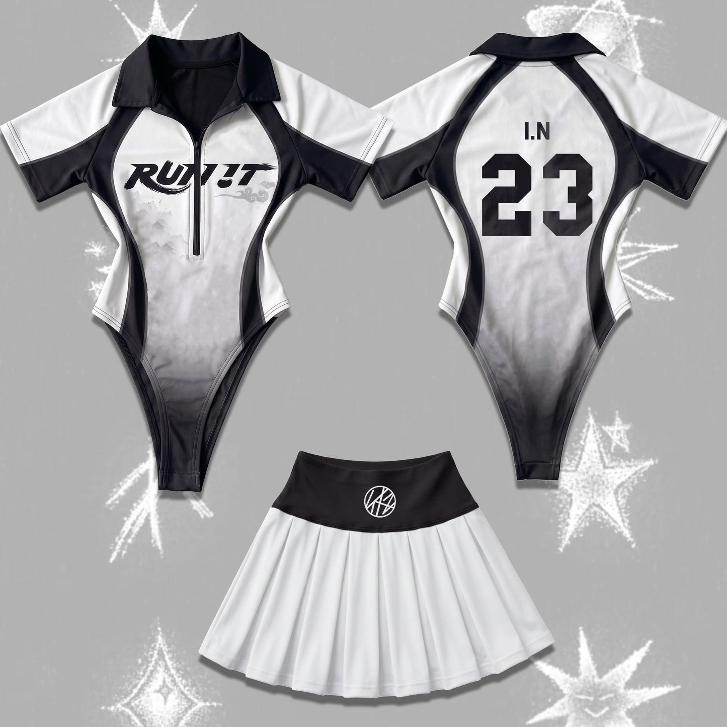 Sporty Chic Run It Stray Kids World Tour Full Jersey Bodysuit Set Gift For Stay
