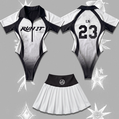 Sporty Chic Run It Stray Kids World Tour Full Jersey Bodysuit Set Gift For Stay