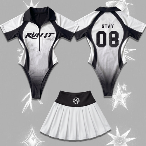 Sporty Chic Run It Stray Kids World Tour Full Jersey Bodysuit Set Gift For Stay