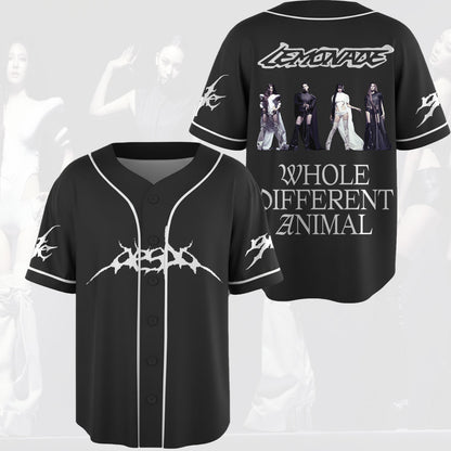 Mutant Aespa Whole Different Animal Concert Baseball Jersey Fan Edition