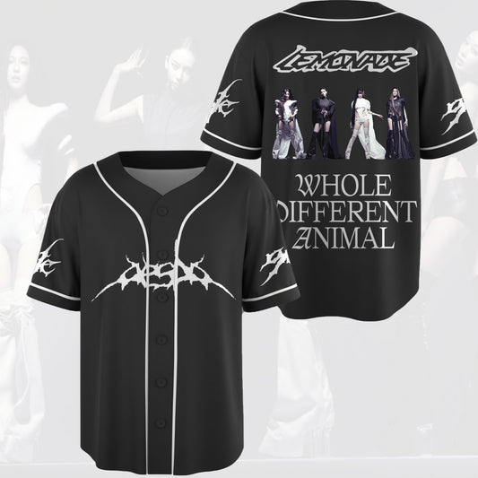 Mutant Aespa Whole Different Animal Concert Baseball Jersey Fan Edition