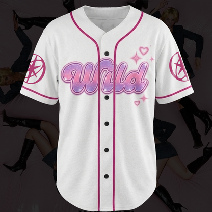 Retro Heart KATSEYE Wild Album Baseball Jersey Fan Edition