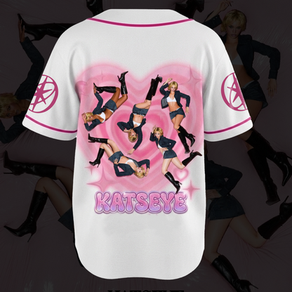 Retro Heart KATSEYE Wild Album Baseball Jersey Fan Edition