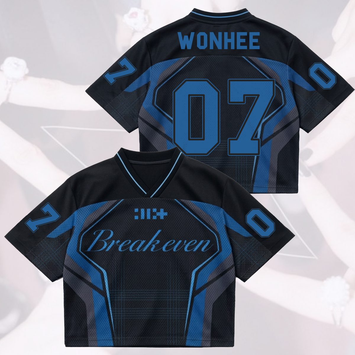 Breakeven Illit Album Comeback Mixed Mesh Jersey Gift For Gllit