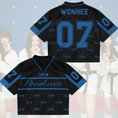 Breakeven Illit Album Sporty Chic Mixed Mesh Jersey Gift For Fans