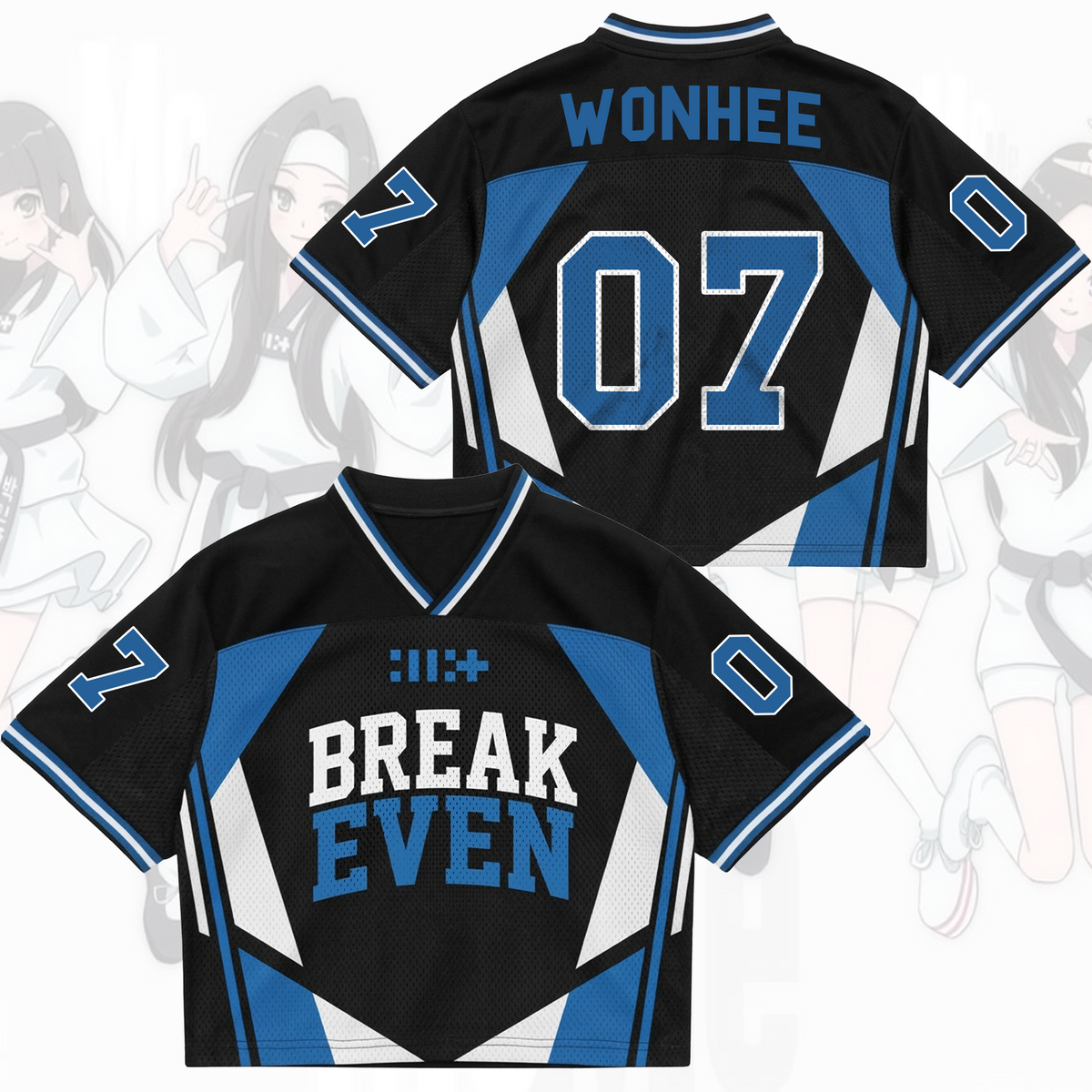Breakeven Illit Sporty Uniform Mixed Mesh Jersey Gift For Gllit
