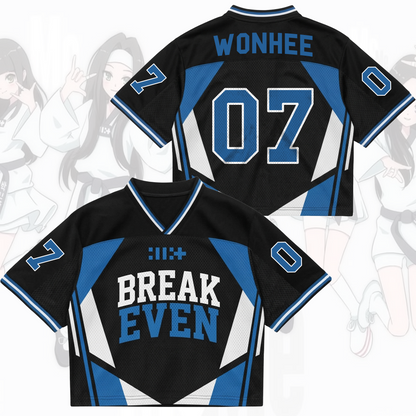 Breakeven Illit Sporty Uniform Mixed Mesh Jersey Gift For Gllit