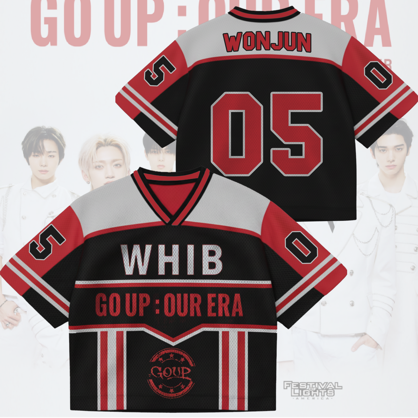 WHIB Go Up Our Era Tour Mixed Mesh Jersey