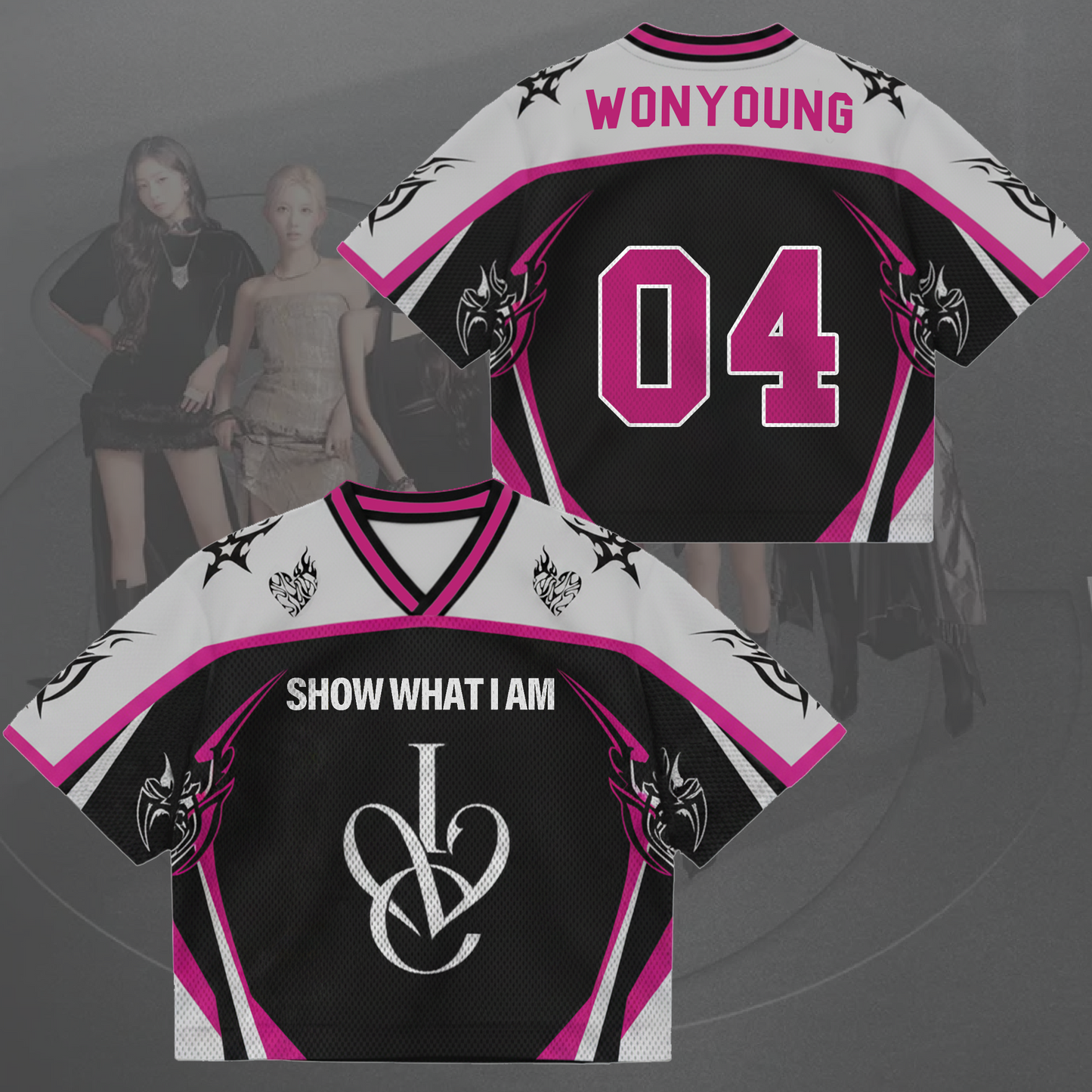 Show What I Am IVE World Tour Mixed Mesh Jersey