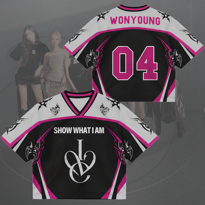 Show What I Am IVE World Tour Mixed Mesh Jersey
