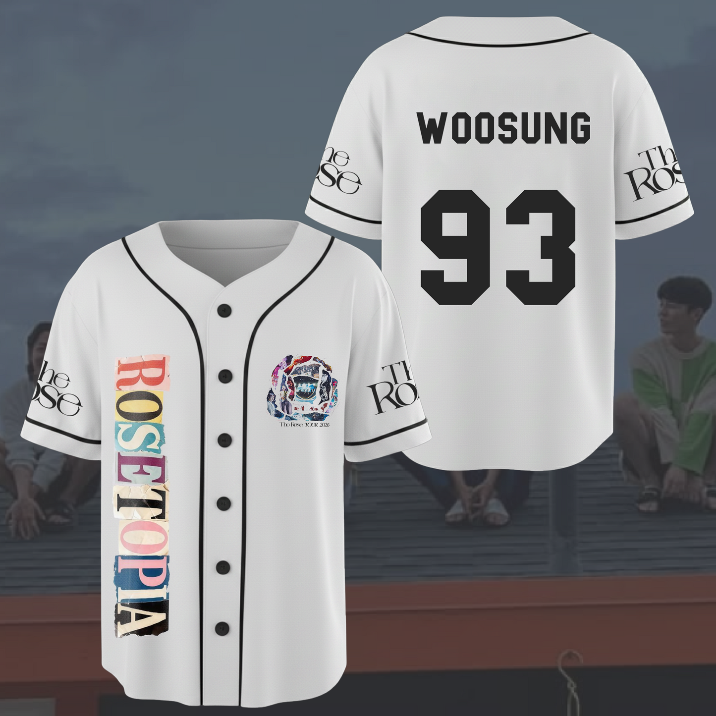 The Rose Rosetopia World Tour Baseball Jersey Gift For Fans