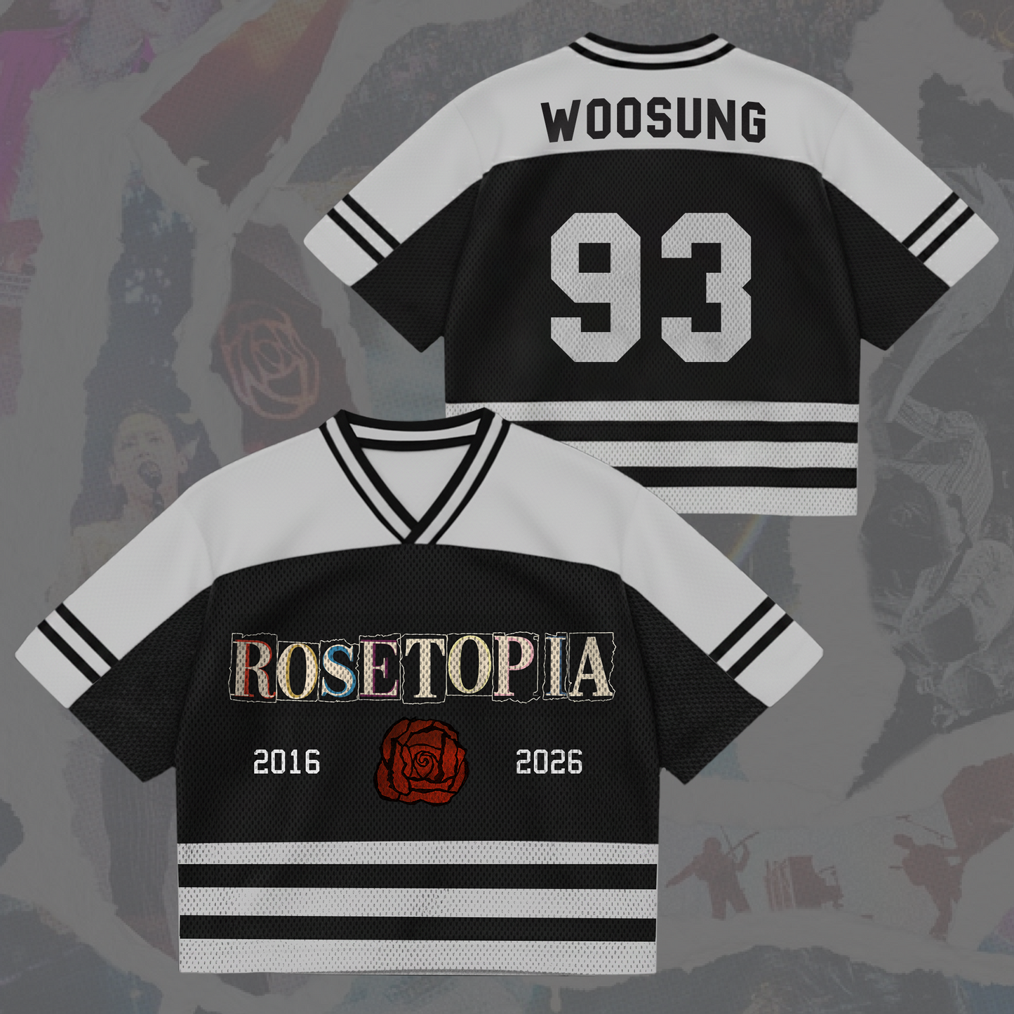 Electric Night Rosetopia World Tour The Rose Mixed Mesh Jersey