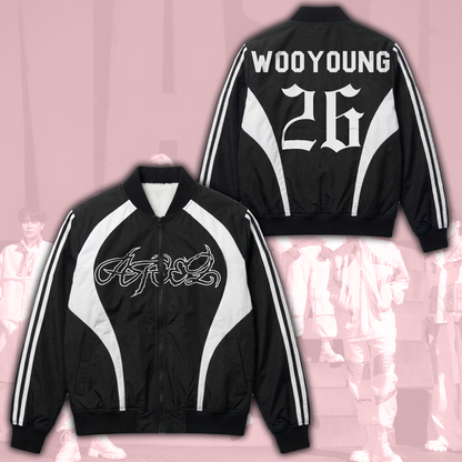 Ateez Zero To All World Tour Bomber Jacket Sporty Ateez Golden Hour Part 6 Atiny Gifts