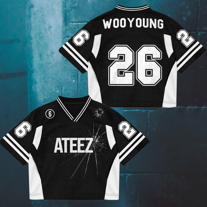 Sporty Chic ATEEZ Golden Hour Part 6 Mix Mesh Jersey Gifts For Fans