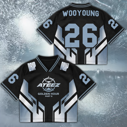 Chic Drip ATEEZ Golden Hour Part 6 Mix Mesh Jersey Gifts For Fans