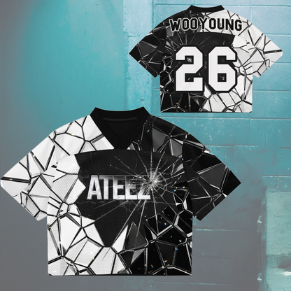 ATEEZ Golden Hour Part 5 Mixed Mesh Jersey Fan Edition (Bad)