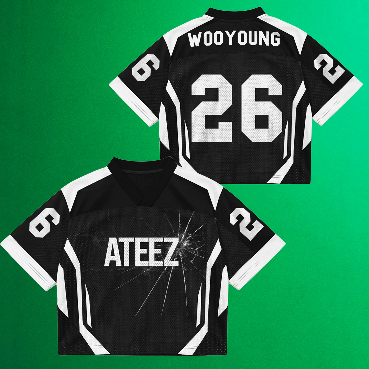 Sporty ATEEZ Golden Hour Part 6  Comeback Mix Mesh Jersey Gifts For Atiny