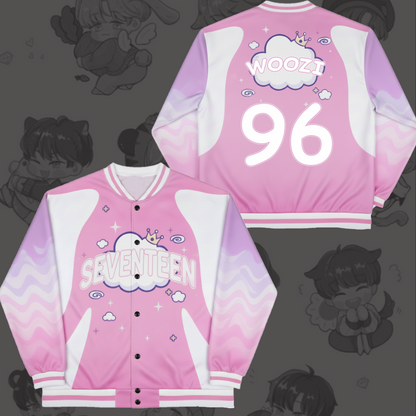 WAVESTEEᵀᴹ Seventeen Pinkwave Tour Baseball Jacket