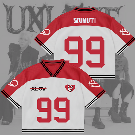 XLOV Wumuti Rui Hyun Haru  Mixed Mesh Jersey Gift For Fans