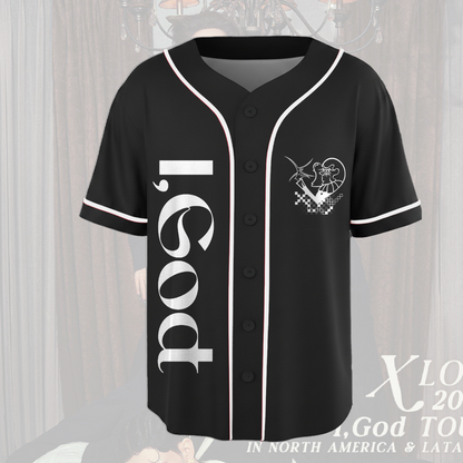 XLov I God Tour In North Amrerica Concert Baseball Jersey Gift For Fans