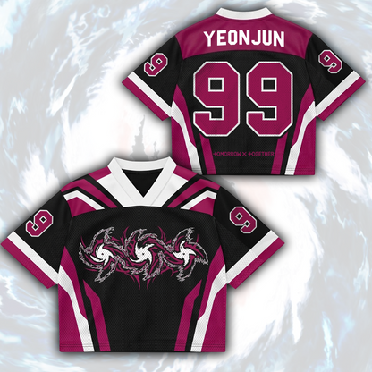 Epic TXT Perfect Storm Album Mixed Mesh Jersey Gift For Fans