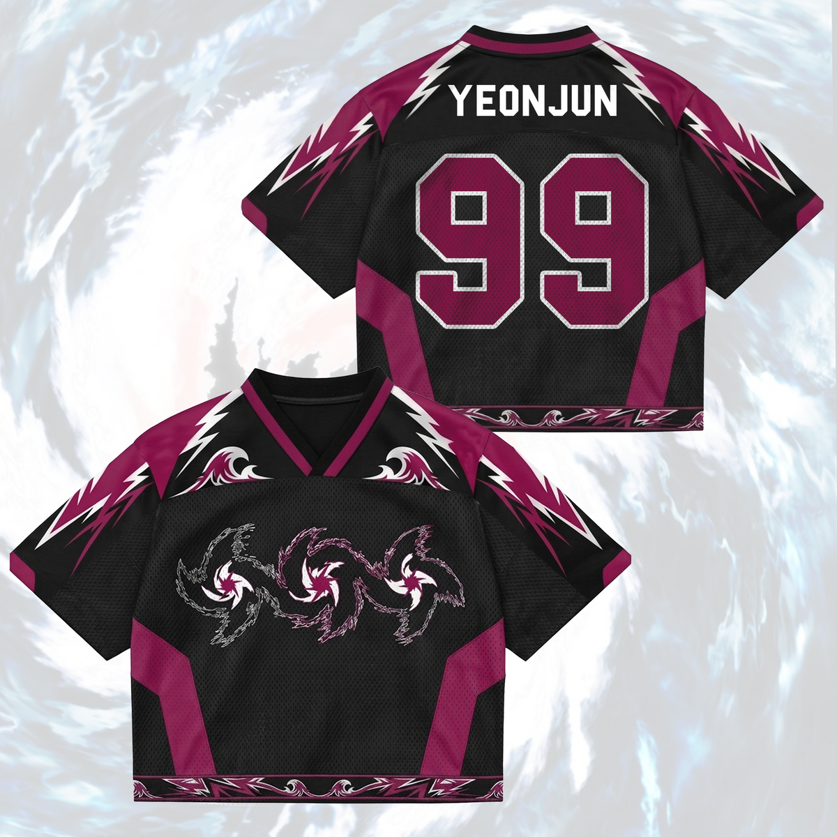 Epic TXT Steal The Wind World Tour Mixed Mesh Trikot Geschenk für Fans