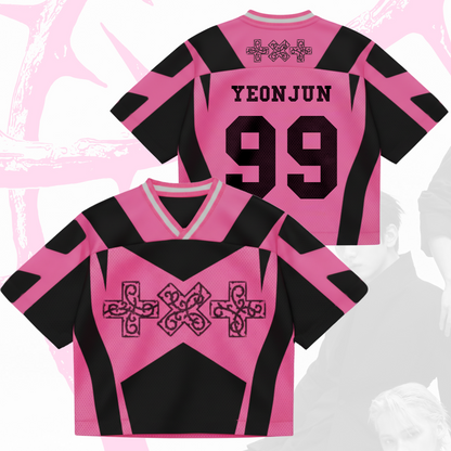 Album 7th Year TXT Mixed Mesh Jersey Gift For Lovers
