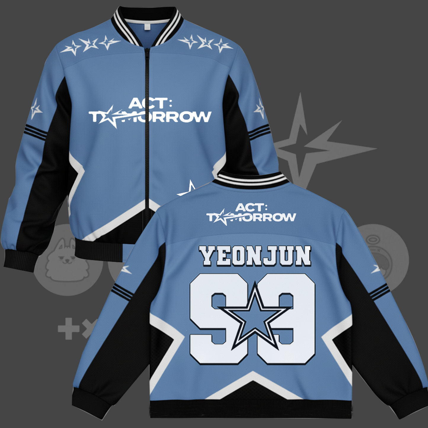 WAVESTEEᵀᴹ ACT:TOMORROW 2025 Tour Winter Season Bomber Jacket