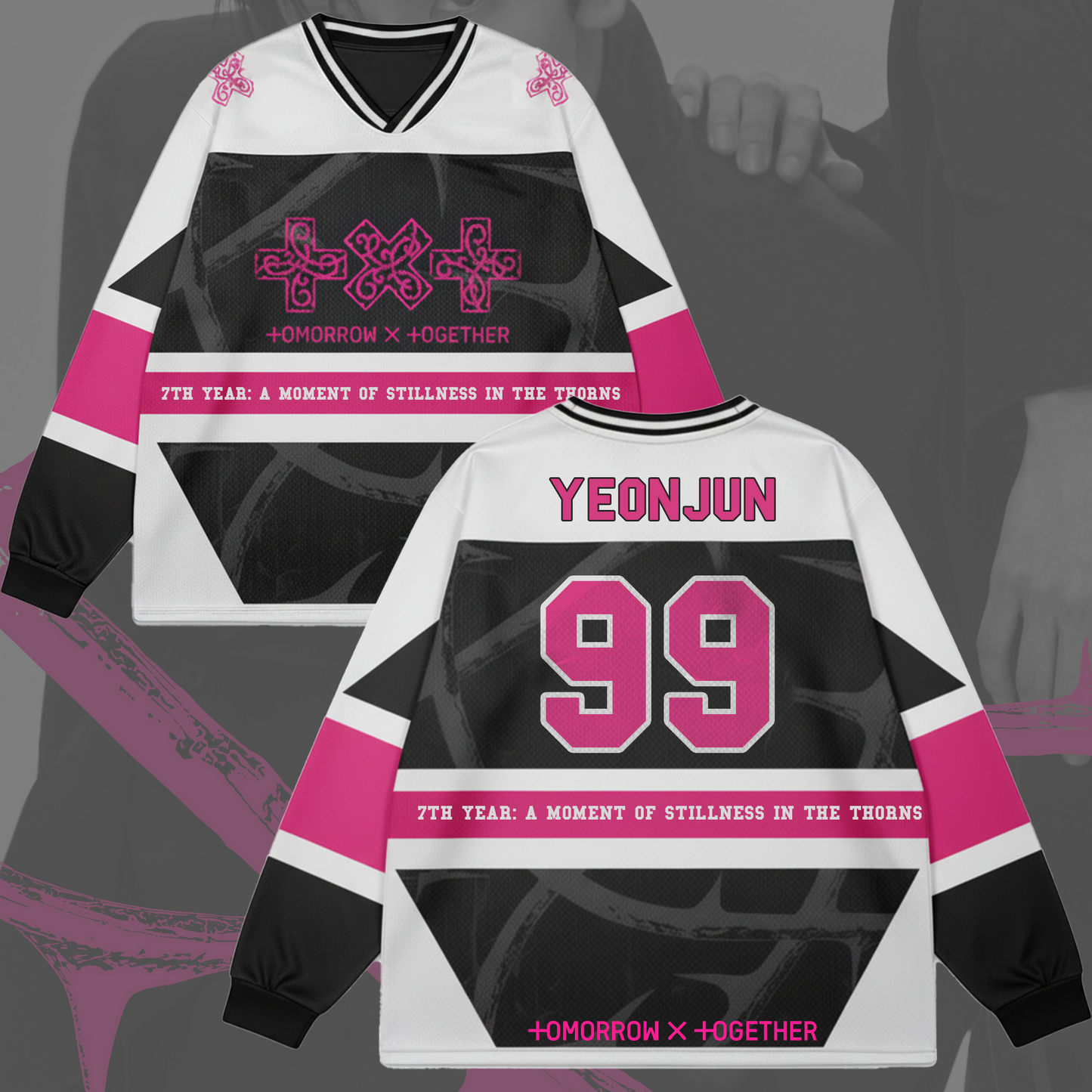 TXT 8th Abum Thorn Splicing Long Sleeved