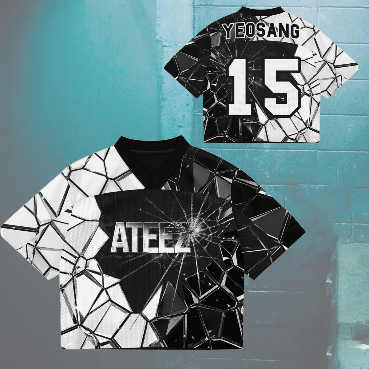 ATEEZ Golden Hour Part 5 Mixed Mesh Jersey Fan Edition (Bad)