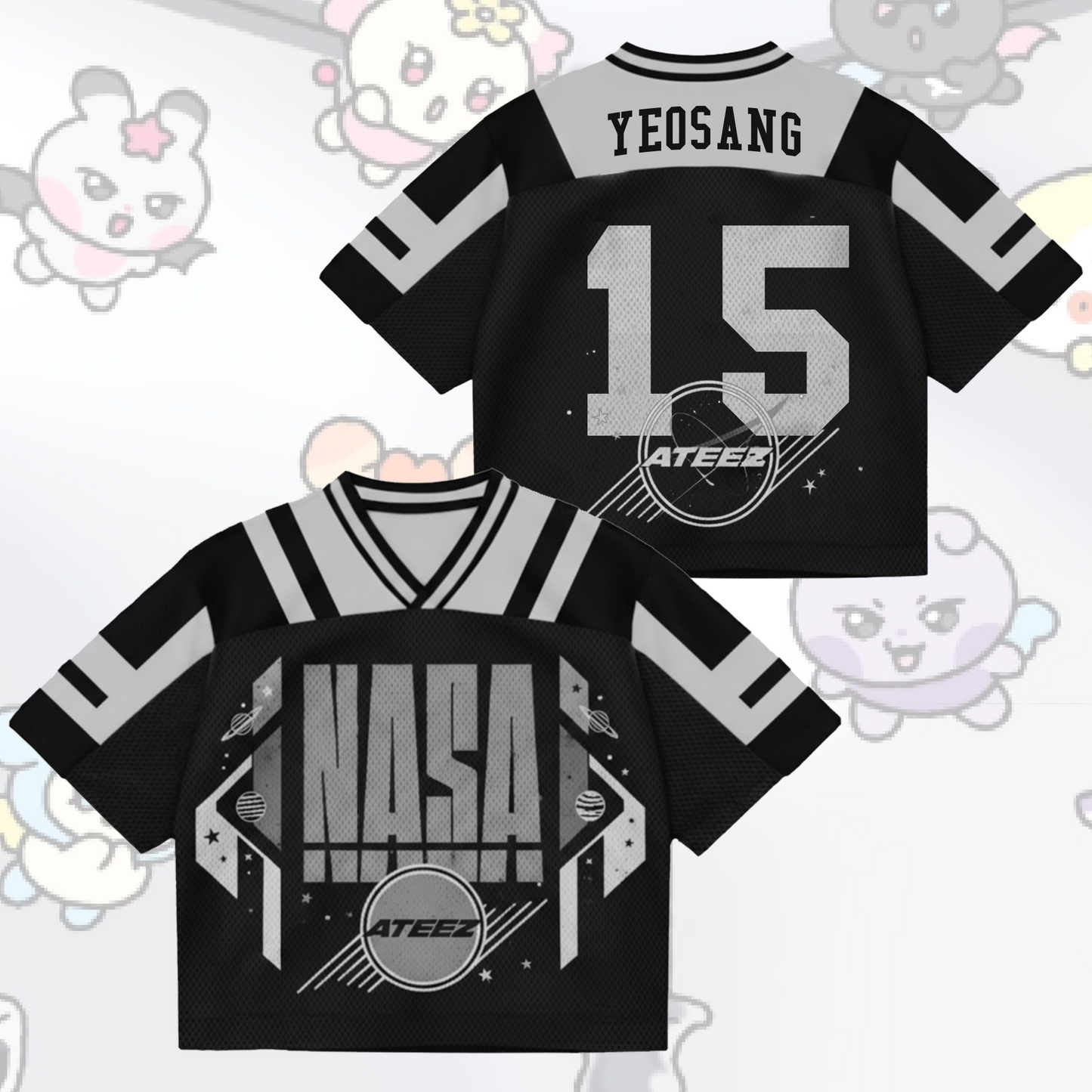 ATEEZ Nasa Golden Hour Part 4 ALbum Mixed Mesh Jersey
