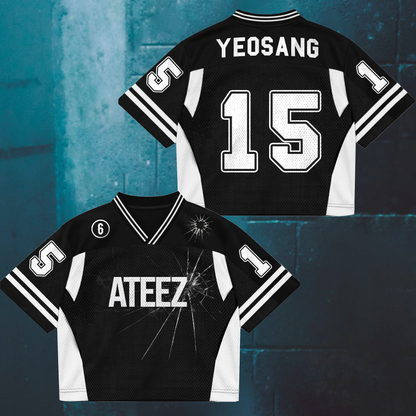 Sporty Chic ATEEZ Golden Hour Part 6 Mix Mesh Jersey Gifts For Fans