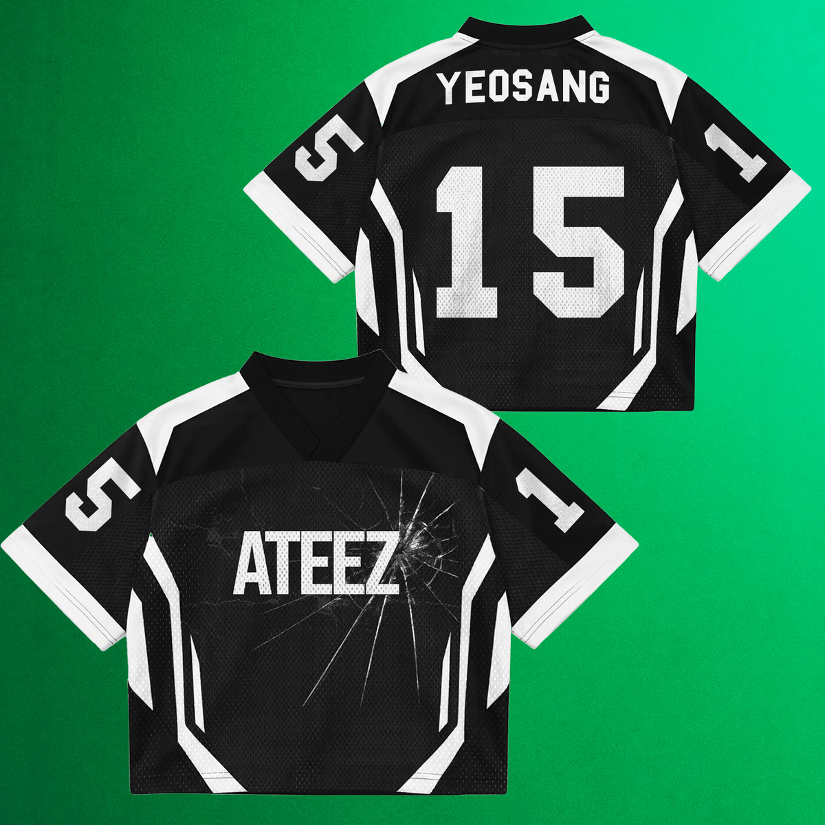 Sporty ATEEZ Golden Hour Part 6  Comeback Mix Mesh Jersey Gifts For Atiny