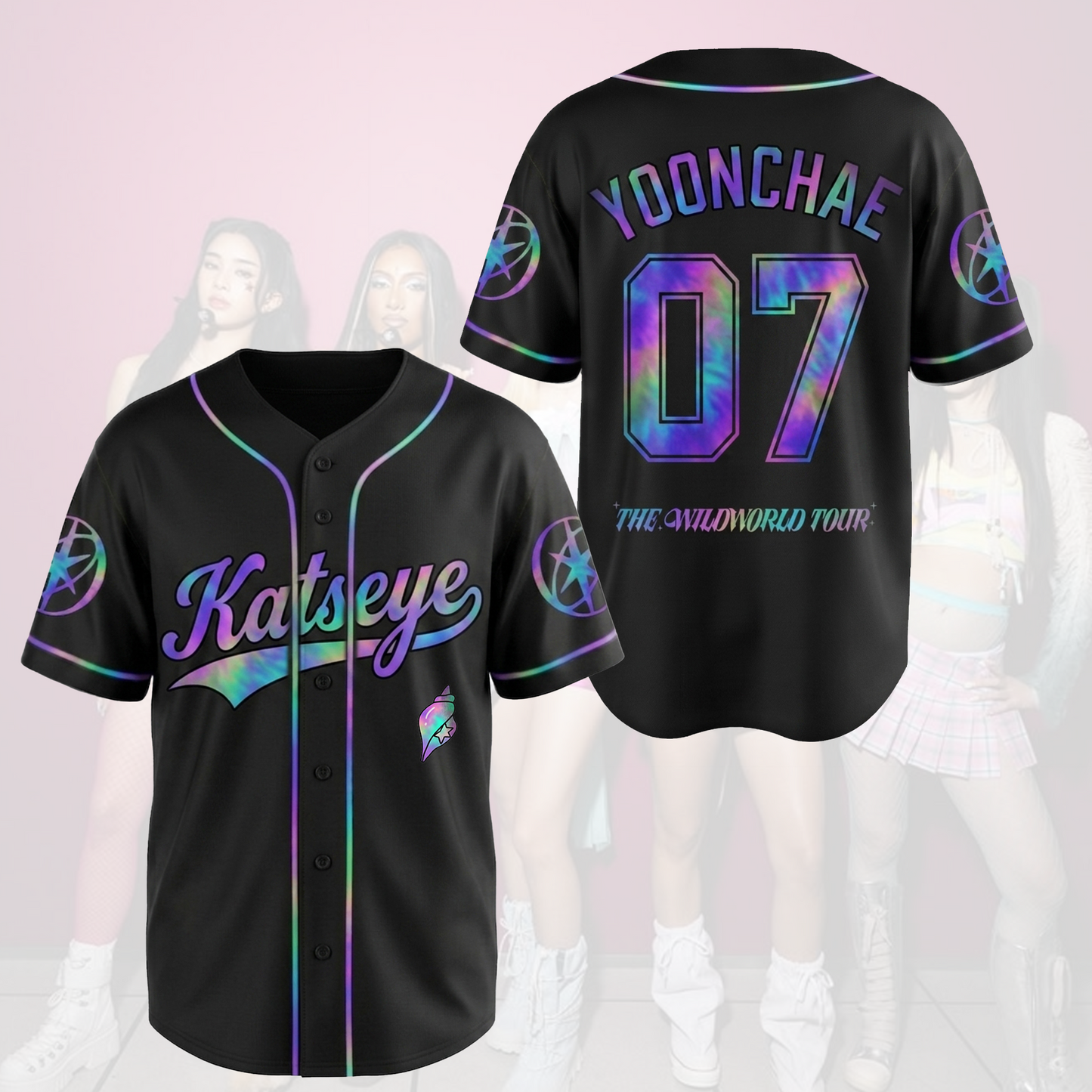 Rave Katseye  The Wildworld Tour Baseball Jersey Gift For Eyekons