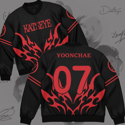 WAVESTEEᵀᴹ Katseye World Tour First Version Bomber Jacket