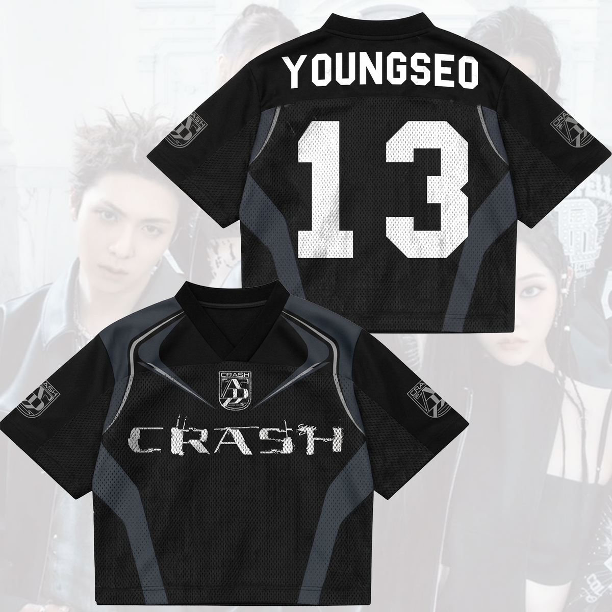 Allday Project Crash Album Comeback Mixed Mesh Jersey Gift For Fans