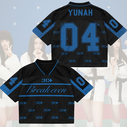 Breakeven Illit Album Sporty Chic Mixed Mesh Jersey Gift For Fans
