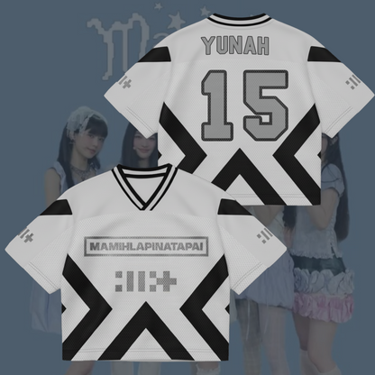 MAMIHLAPINATAPAI ILLIT Mixed Mesh Jersey Gift For Lovers