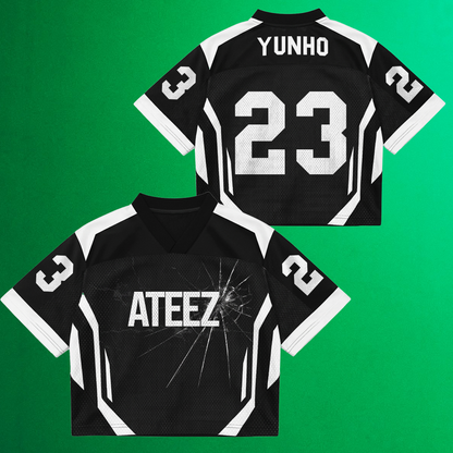 Sporty ATEEZ Golden Hour Part 6  Comeback Mix Mesh Jersey Gifts For Atiny