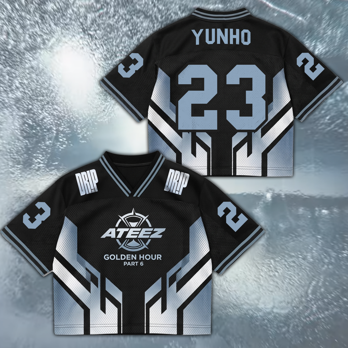Chic Drip ATEEZ Golden Hour Part 6 Mix Mesh Jersey Gifts For Fans