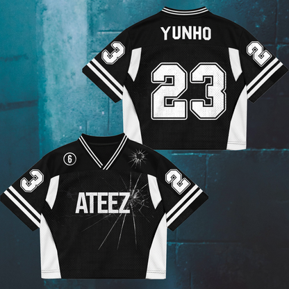 Sporty Chic ATEEZ Golden Hour Part 6 Mix Mesh Jersey Gifts For Fans