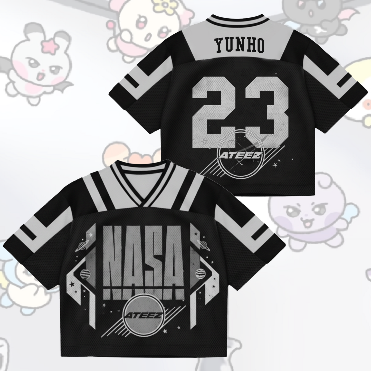 ATEEZ Nasa Golden Hour Part 4 ALbum Mixed Mesh Jersey
